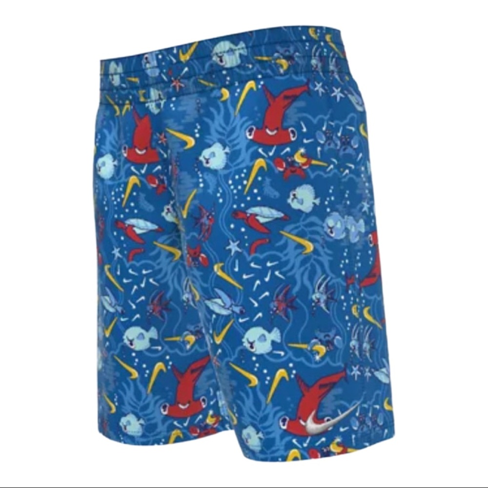 NWT Nike Boy’s Sea Friends Swim Shorts Size 6/7 - Picture 2 of 4